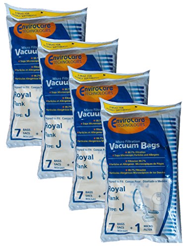 28 Royal Dirt Devil Type J Microfiltration Vacuum Cleaner Bags