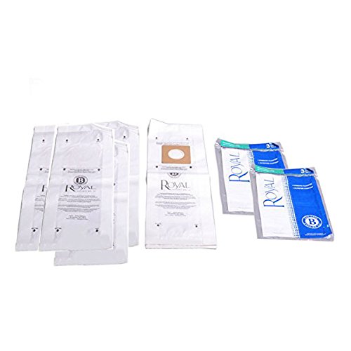 Replacement Part For Royal Type B Upright Vacuum Cleaner Later Metal Paper Bags 6PK # compare to part 3067247001