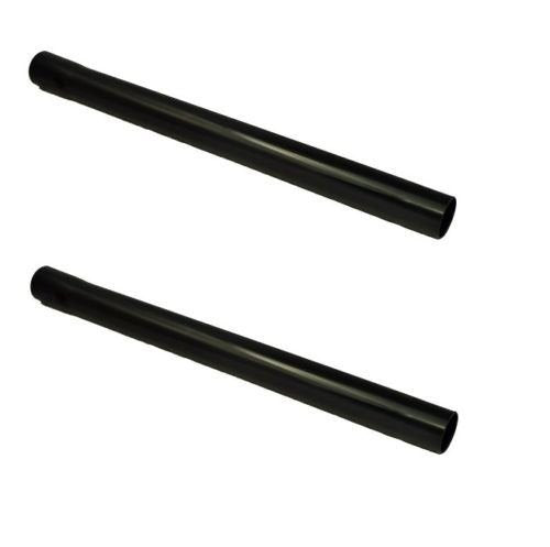 Vacuum Cleaner Attachment Plastic Wand Pipe Hose Tool Extension 1.25 ID - 2 Pack