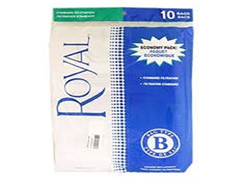 Royal / Dirt Devil Type B Later Metal Upright HEPA Filtration Vacuum Bags 3 PK OEM # 3067247001 by Royal Dirt Devil