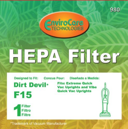 EnviroCare Replacement Vacuum HEPA Filter for Dirt Devil F15 Uprights