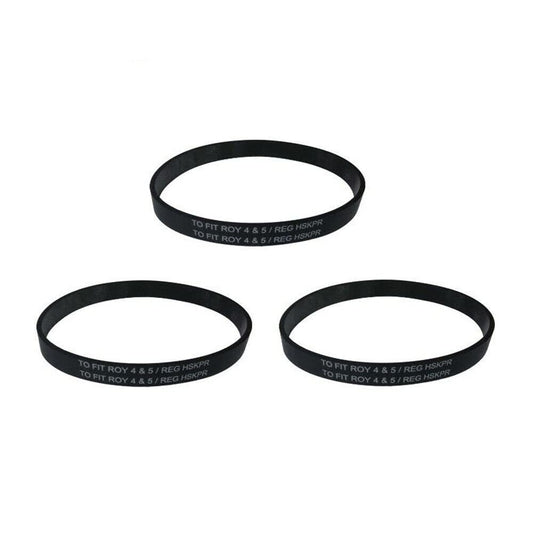 Replacement For Compatible With Vacuum Belt for Dirt Devil Style 5 Belt Part #1LU0310X00, 1720410001 (3-Belts)