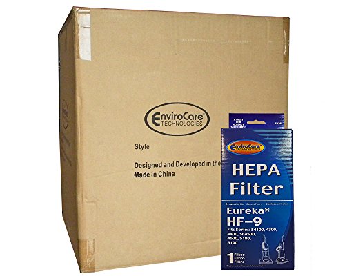 1/2 Case (30 pkgs) Eureka HF9 HEPA Pleated Vacuum Filters Cyclonic Victory Powerline Whirlwind Sanitaire 60285