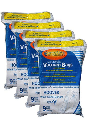 36 Hoover Gold Star Type Y Z Royal Y Microfiltration Vacuum Cleaner Bags