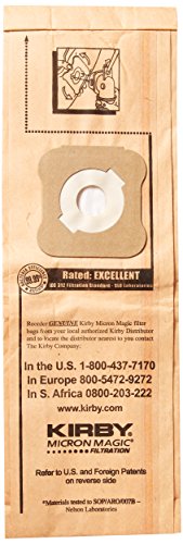 Kirby Bags for G4, G5, and Gsix, 197294, 3-Pack, Genuine Micron Magic, Case/35 Packs