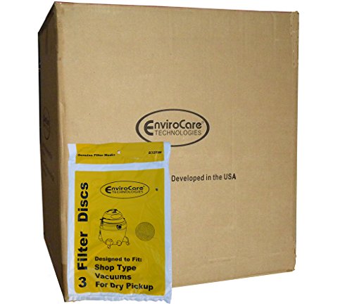 EnviroCare 1Case (50) ShopVac Wet/Dry 9013700 Reusable Disc Filters Vacuum Cleaner 901-37-00 Shop Vac