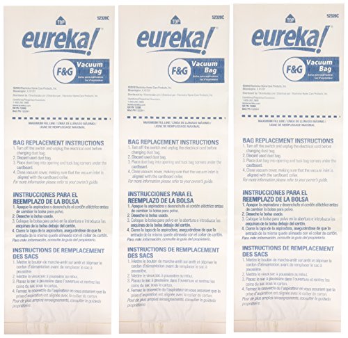 Genuine Eureka F&G Disposable Dust Bag 52320C-6 - 150 case