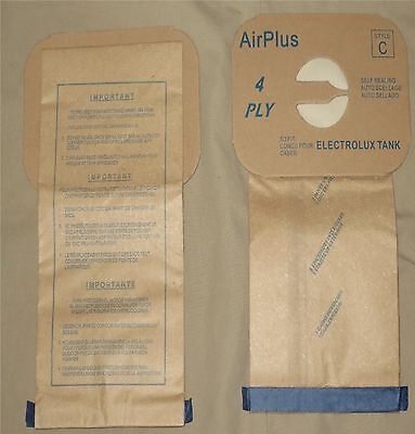 Generic Electrolux 4 Ply AirPlus Style C Vacuum Bags, 1 Case Contains 100 Bags